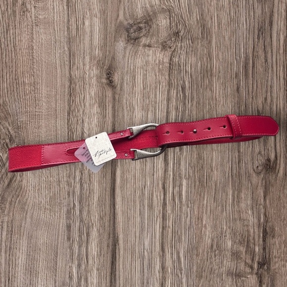 NWT Free People Rising Sun Hip Belt in Cherry Pie - Picture 4 of 6